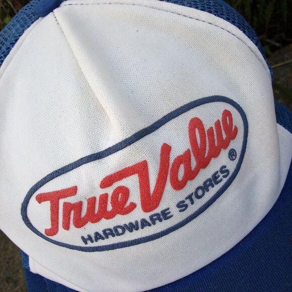 Vintage True Value Hardware Stores Snap Back Trucker Hat Cap - Picture 2 of 7